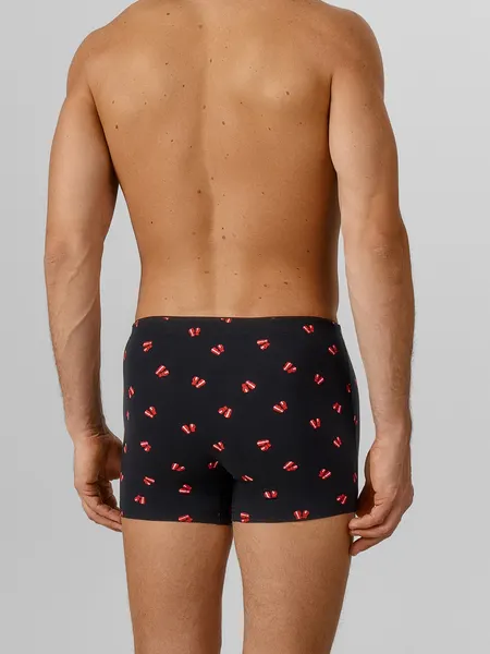 Изображение товара Трусы мужские Mark Formelle 411134 (р.94-104, боксерские перчатки на черном)