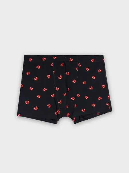 Изображение товара Трусы мужские Mark Formelle 411134 (р.94-104, боксерские перчатки на черном)