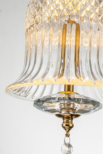 Изображение товара Потолочный светильник Belfast Herbison A1954 CL GL (золотой/стекло/прозрачный)