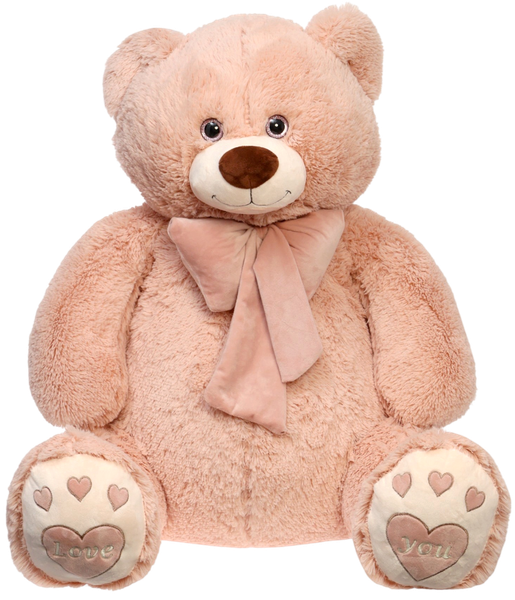 Изображение товара Мягкая игрушка Kult of toys Медведь Пьер с бантом / 10969557 (пудра)