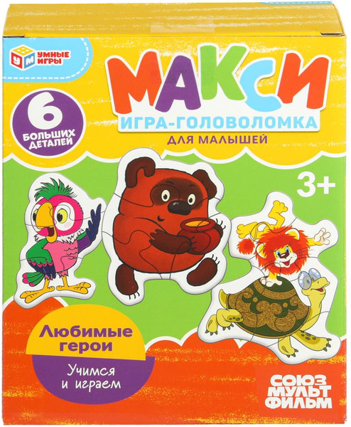 Изображение товара Развивающая игра Умные игры Любимые герои. СМФ Микс / 4630395046459