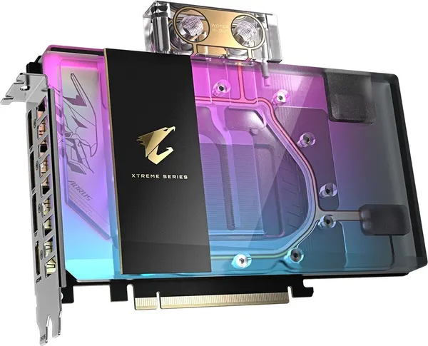 Изображение товара Видеокарта Gigabyte Aorus GeForce RTX 5080 Xtreme Waterforce WB 16G GDDR7 (GV-N5080AORUSX WB-16GD)