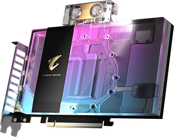 Изображение товара Видеокарта Gigabyte Aorus GeForce RTX 5080 Xtreme Waterforce WB 16G GDDR7 (GV-N5080AORUSX WB-16GD)