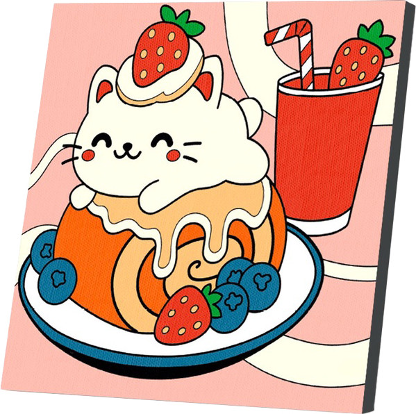 Изображение товара Картина по номерам Школа талантов Маленький гурман / 10958441