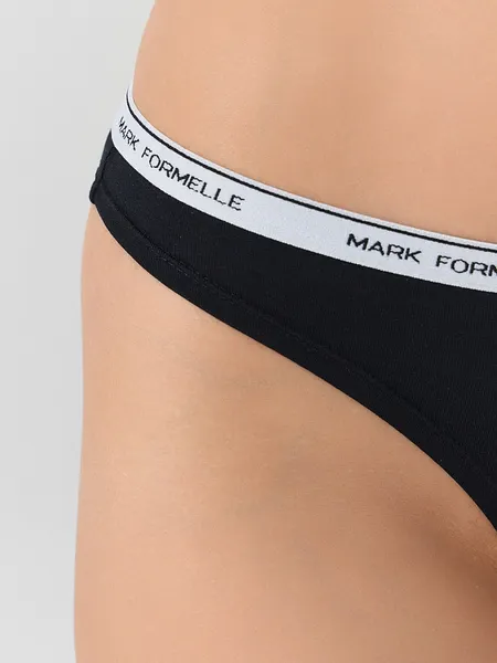 Изображение товара Комплект женских трусов Mark Formelle 412574-1-3 (р.94, темно-серый меланж 4348-F/мятный/черный)