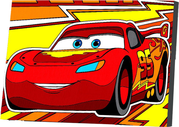 Изображение товара Картина по номерам Marvel Молния Маккуин / 10957161