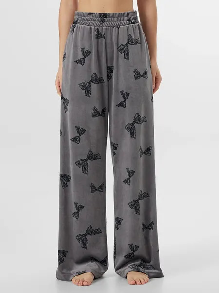 Изображение товара Комплект домашней одежды Mark Formelle 592632 (р.164/170-100-106, бантики на сером)