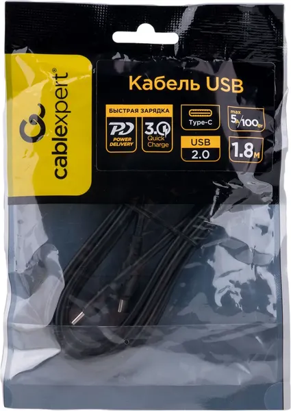 Изображение товара Кабель Cablexpert CC-USB2-CMCM-100-1.8M