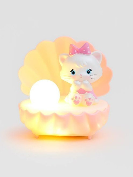 Изображение товара Ночник ILikeGift Shell kitty / 991-9-A