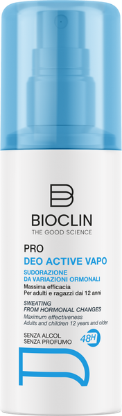 Изображение товара Дезодорант-спрей Bioclin Pro Deo Active Vapo для детей с 12 лет и взрослых (100мл)