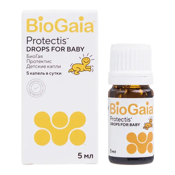 Изображение товара Пищевая добавка BioGaia Протектис пробиотик Детские капли (5мл)