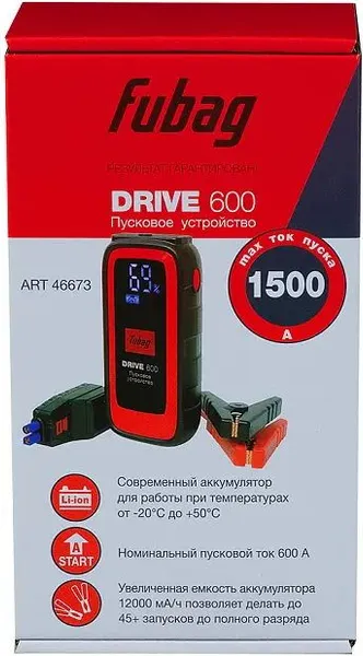 Изображение товара Пусковое устройство Fubag Drive 600 (46673)