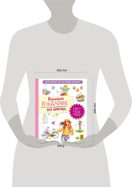 Изображение товара Энциклопедия Эксмо Для настоящих девчонок (Занонцелли А. 9785041736620)