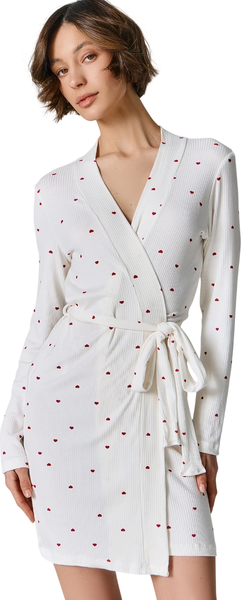 Изображение товара Халат Mark Formelle 552295 (р.164/170-96-102, сердечки на белом)