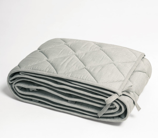 Изображение товара Бортик в кроватку Perina Slim / СБ.120-SM.13 (серо-оливковый)