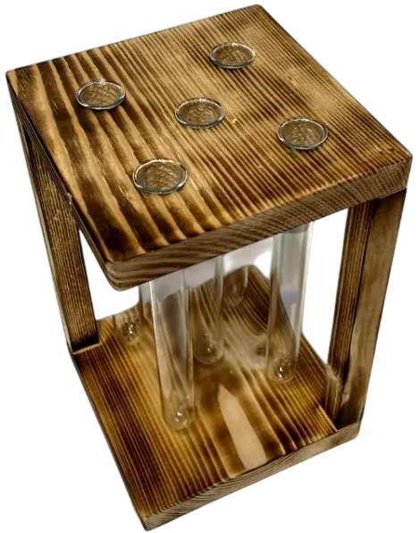 Изображение товара Ваза KraftHouse С 5 колбами / 2038581174153 (обожженный)