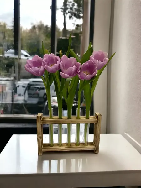 Изображение товара Ваза KraftHouse С 5 колбами / 2039545909255 (обожженный)