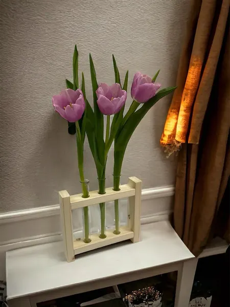 Изображение товара Ваза KraftHouse С 3 колбами / 2039533597297 (натуральный)