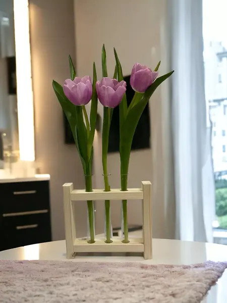 Изображение товара Ваза KraftHouse С 3 колбами / 2039533597297 (натуральный)