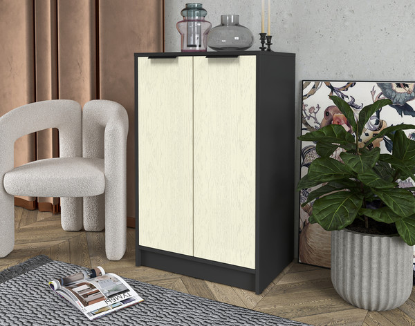 Изображение товара Тумба Interline Концепт КТ-Т64 Глосс (антрацит/дуб снежный)