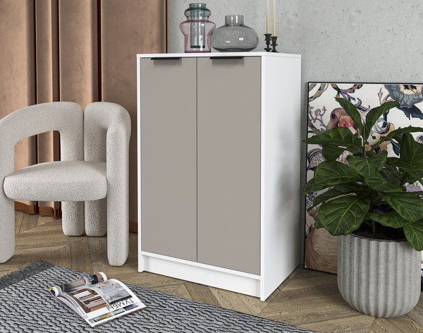 Изображение товара Тумба Interline Концепт КТ-Т64 Глосс (белый платинум/луна)