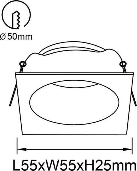 Изображение товара Точечный светильник Mantra Antilla 9168