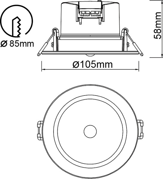 Изображение товара Точечный светильник Mantra Yucatan 8850