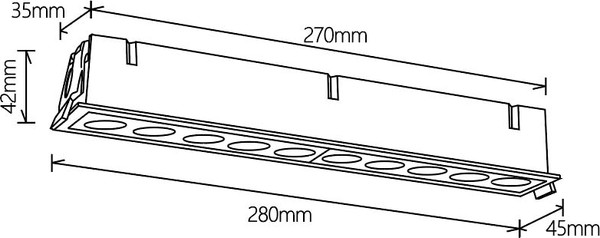 Изображение товара Точечный светильник Mantra Blau 9135