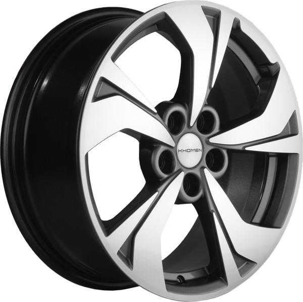 Изображение товара Литой диск Khomen KHW1724 JAC J7 17x7" 5x114.3мм DIA 67.1мм ET 48мм (Gray FP)