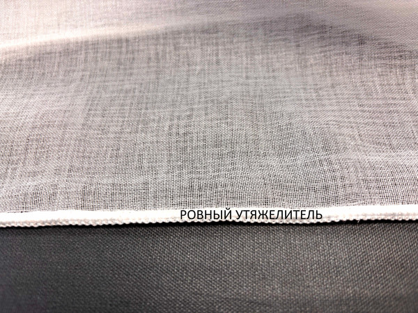 Изображение товара Гардина КронасМАрт Лен 500x250 (белый)