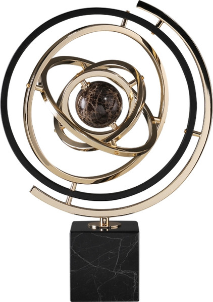 Изображение товара Статуэтка ArtHomeDecor Saturn 4171 L BK GD