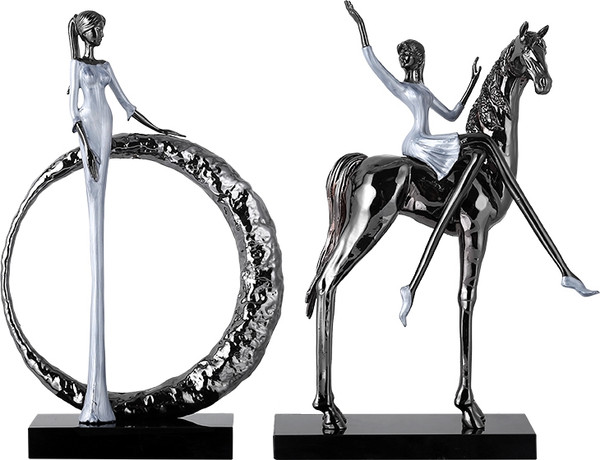 Изображение товара Статуэтка ArtHomeDecor Pretty Woman 7483 BK WH