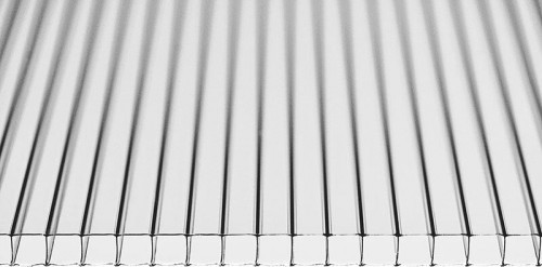 Изображение товара Сотовый поликарбонат TitanPlast T10 2100x6000х6мм 1.05кг/м2 (прозрачный)