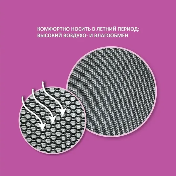 Изображение товара Чулки компрессионные Польза 4002 выше колена 2 кл.к. тонкие (р.3 (M), рост2, бежевый)