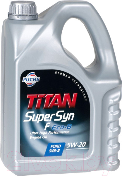 Изображение товара Моторное масло Fuchs Titan Supersyn F Eco-B 5W20 / 601411571/602007599 (5л)