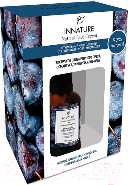 Изображение товара Крем для лица Innature Натуральный для жирной и проблемной кожи (50мл)