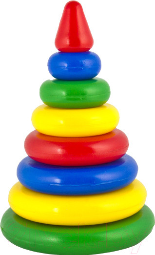 Изображение товара Развивающая игрушка Десятое королевство Пирамидка. Малышок-7К / 1603