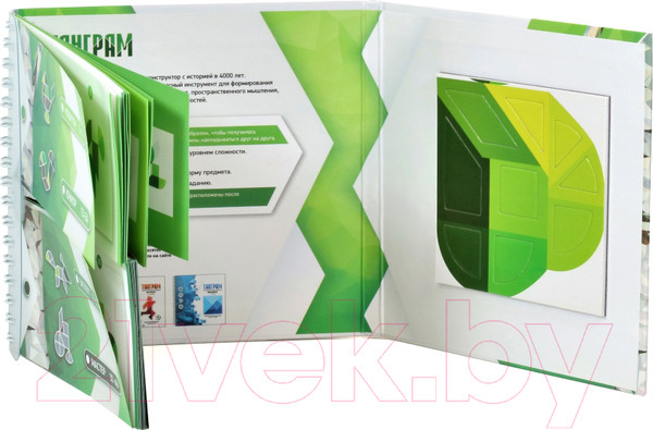 Изображение товара Развивающая книга Десятое королевство Танграм Листик / 02861