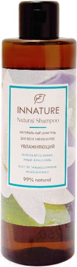 Изображение товара Шампунь для волос Innature Натуральный для всех типов волос увлажняющий (250мл)