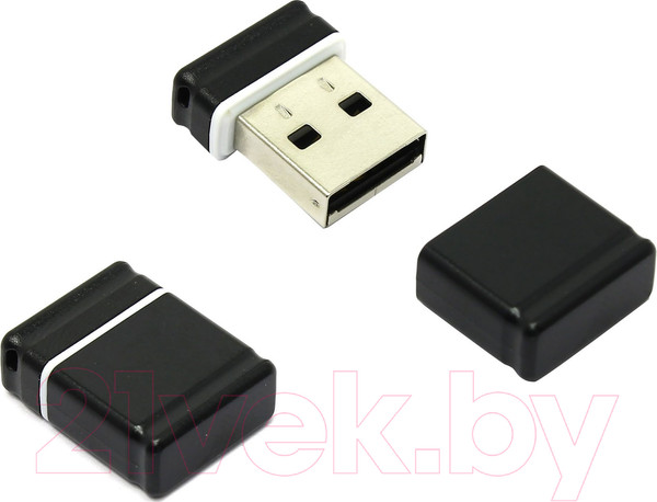 Изображение товара USB flash накопитель Qumo Nano 32GB 2.0 Black / QM32GUD-NANO