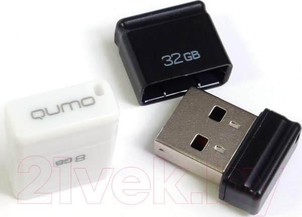 Изображение товара USB flash накопитель Qumo Nano 32GB 2.0 Black / QM32GUD-NANO
