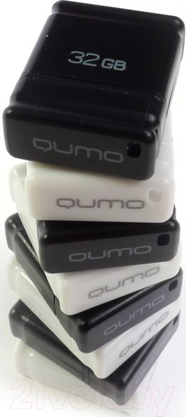 Изображение товара USB flash накопитель Qumo Nano 32GB 2.0 Black / QM32GUD-NANO