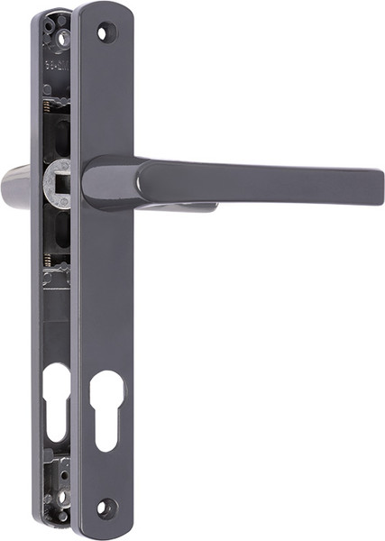 Изображение товара Ручка дверная Нора-М РПУ 25-85 (антрацит 7024)