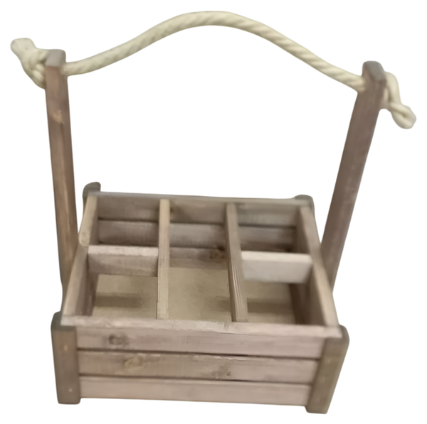 Изображение товара Ящик декоративный KraftHouse Для бутылок 5 ячеек 18x24x30 / 2039309155508 (ореховый)