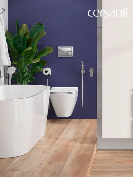 Изображение товара Унитаз подвесной с инсталляцией Cersanit City Smart DPL EO Slim / 69335
