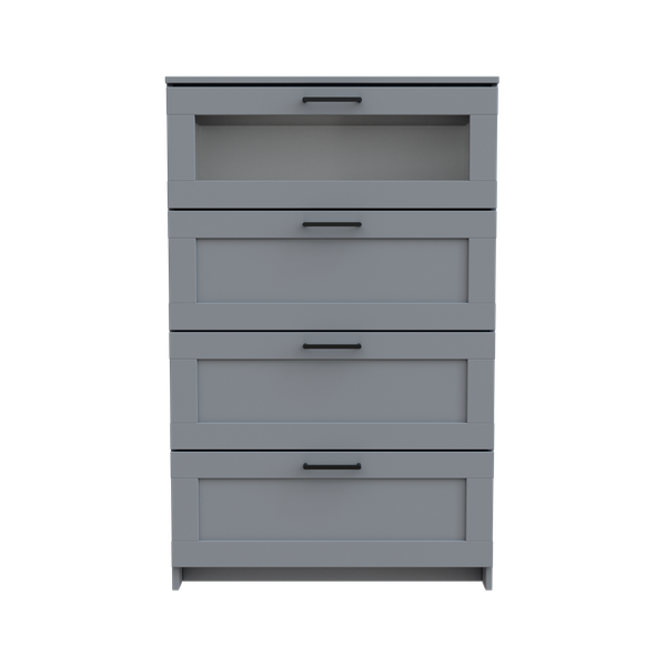 Изображение товара Комод Mio Tesoro Нави 4 ящика со стеклом / 2.15.02.030.1 (белый)