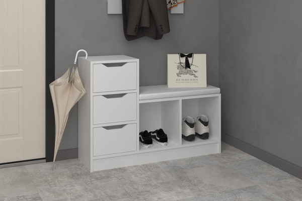 Изображение товара Тумба в прихожую Премиум София-6 (белый)