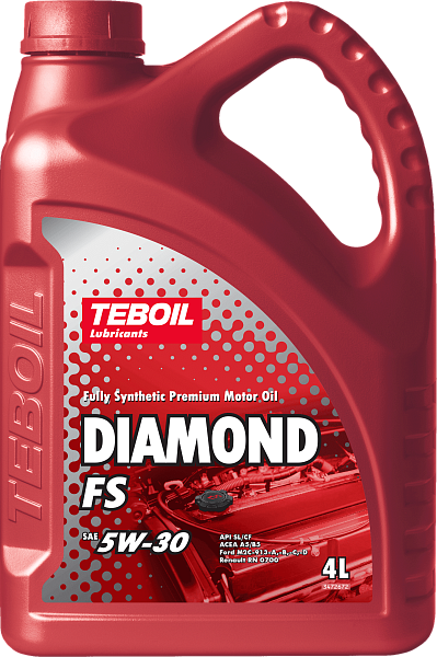 Изображение товара Моторное масло Teboil Diamond FS 5W30 / 3468594 (4л)