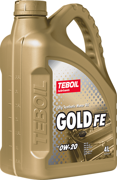 Изображение товара Моторное масло Teboil Gold FE 0W20 / 3468067 (4л)