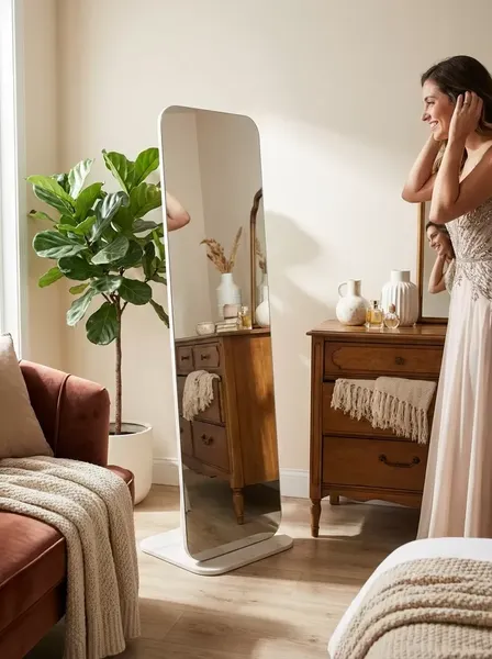 Изображение товара Зеркало Мебелик Стелла 4 (белый)